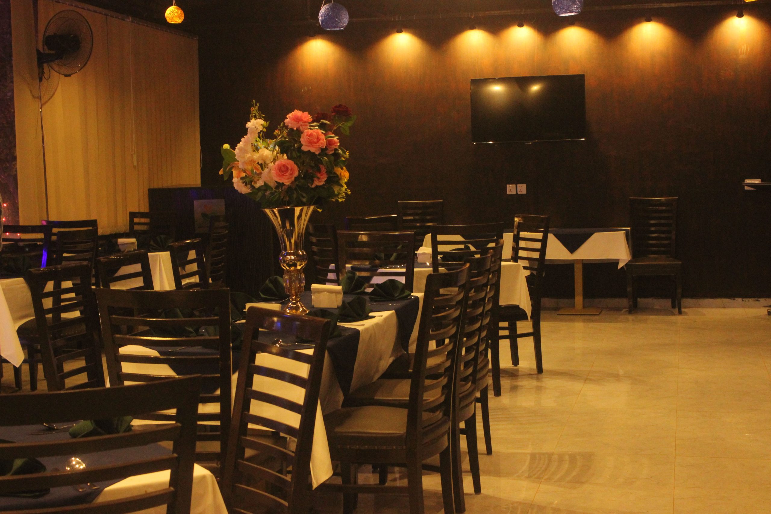 Indoor dining - the garden spice